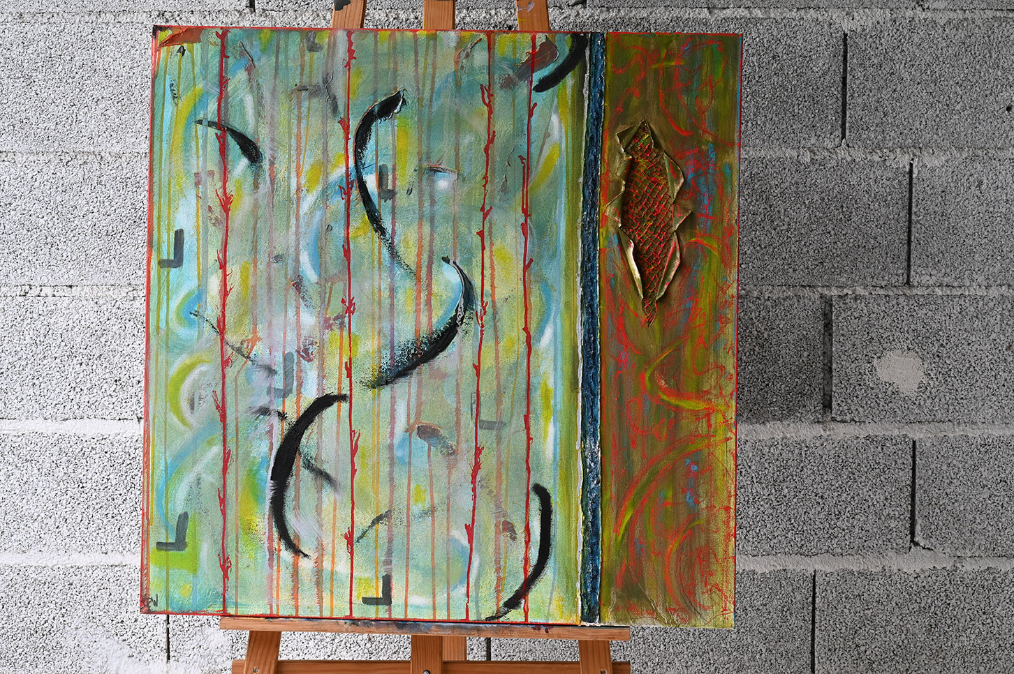 13, green, Sans titre, 2009, 80 cm X 80 cm.jpg