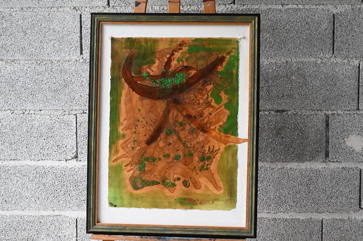 29, green, Quoi  Qu’est-ce, sans date, 61 cm X 81 cm.jpg