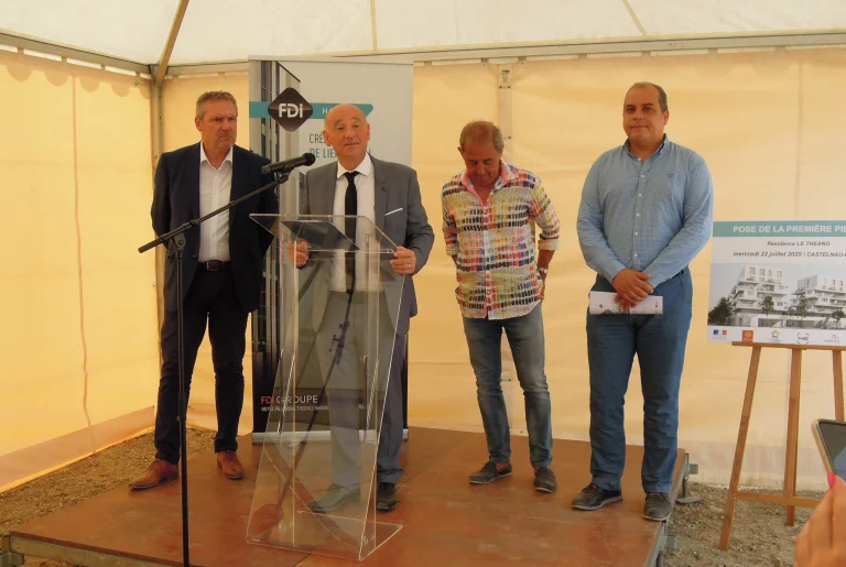 prise de parole de M. , Maire de Castelnau le Lez