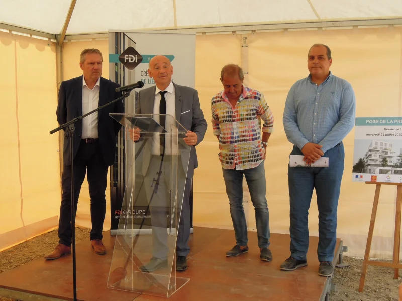 prise de parole de M. , Maire de Castelnau le Lez